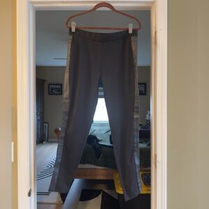 Iman leather piping pants